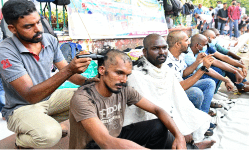 സമരം കടുപ്പിച്ച്​ സി.പി.ഒ റാങ്ക്​ പട്ടികയിലുള്ളവർ