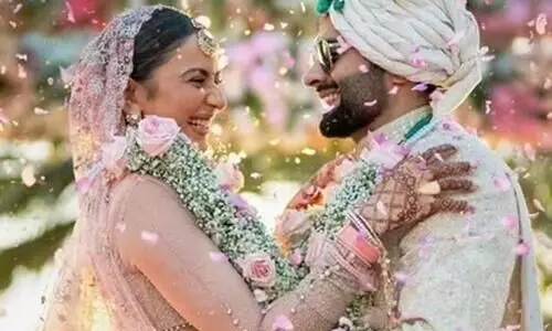Rakul Preet Singh  and  Jackky Bhagnani married