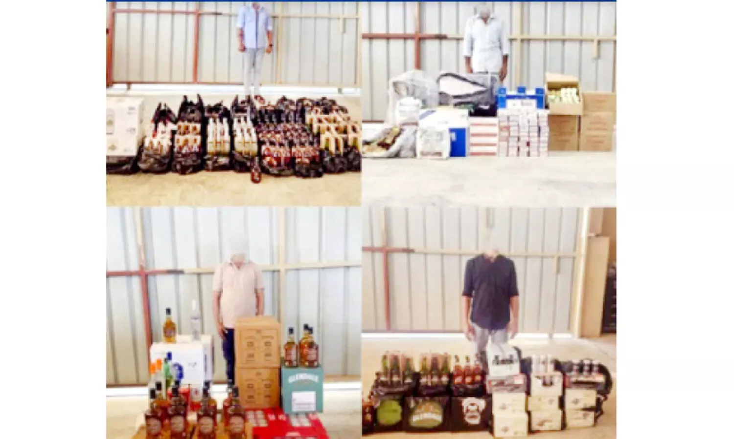 അ​ന​ധി​കൃ​ത വ്യാ​പാ​രം; ഉ​ൽ​പ​ന്നങ്ങ​ൾ പി​ടി​കൂ​ടി