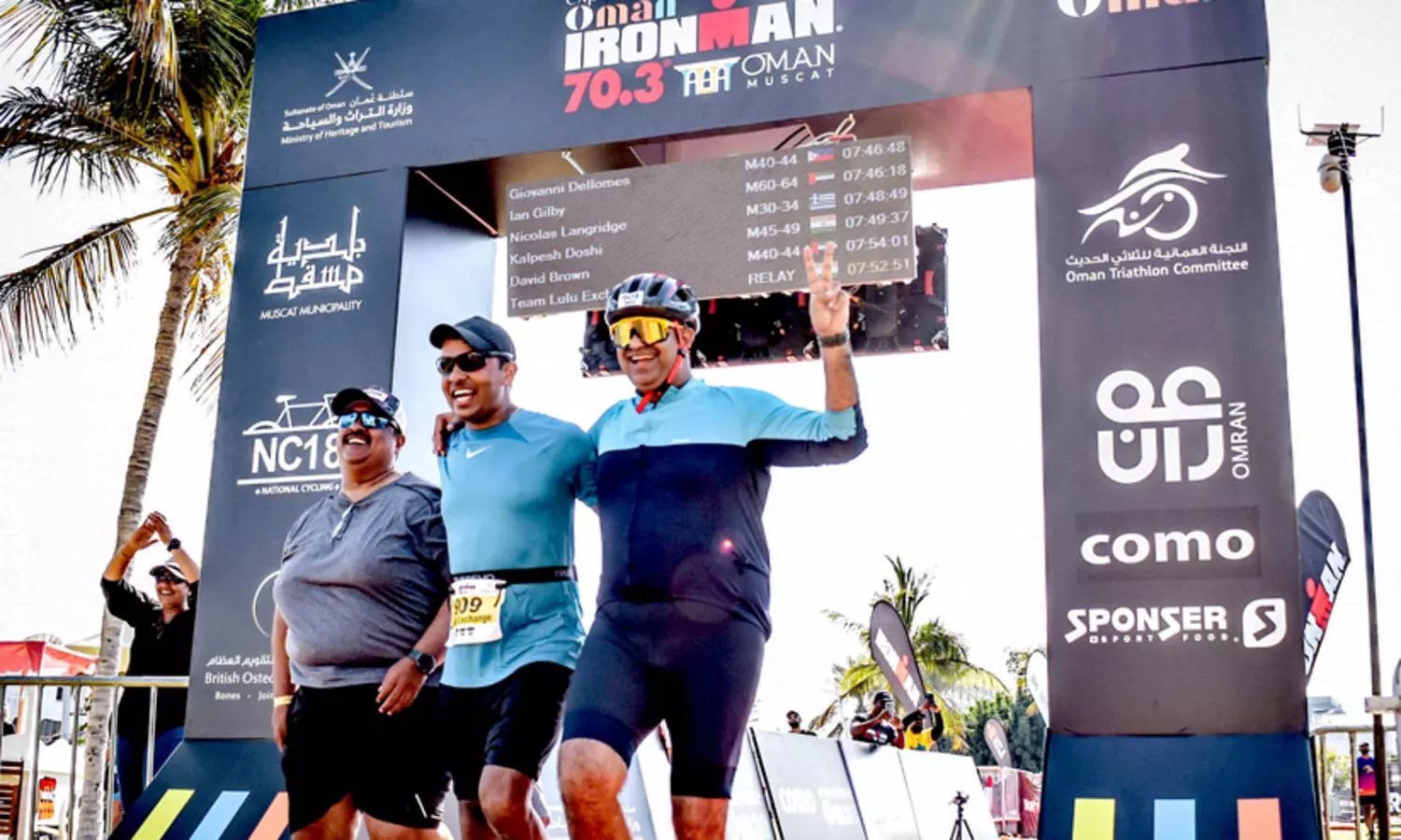 ‘അ​യ​ൺ​മാ​ൻ 70.3’ മത്സരങ്ങൾ വിജയകരമായി പൂർത്തീകരിച്ച്​ ടീം ലുലു എക്‌സ്‌ചേഞ്ച്