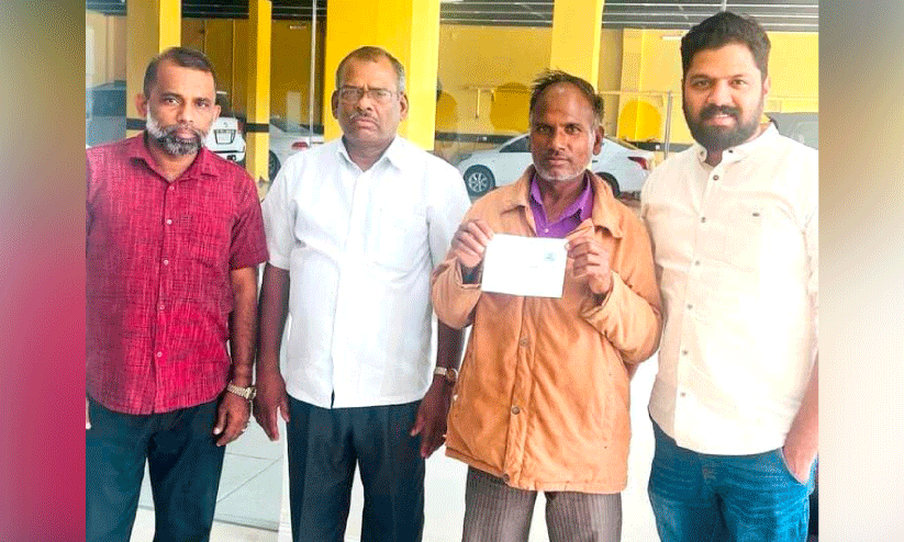 govind prasad  with al ahsa OICC leaders