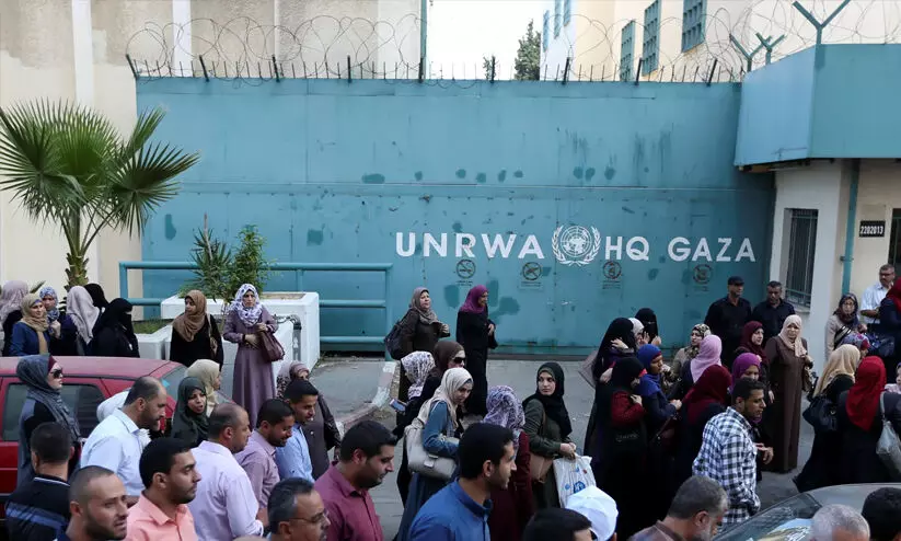 യു.എൻ.ആർ.ഡബ്ല്യു.എയെ തകർക്കാൻ തുനിഞ്ഞിറങ്ങി ഇസ്രായേൽ; എല്ലാ അടവും പൊളിഞ്ഞപ്പോൾ ഭീകരമുദ്ര ചാർത്താൻ ശ്രമം യു.എൻ.ആർ.ഡബ്ല്യു.എയെ തകർക്കാൻ തുനിഞ്ഞിറങ്ങി ഇസ്രായേൽ; എല്ലാ അടവും പൊളിഞ്ഞപ്പോൾ ഭീകരമുദ്ര ചാർത്താൻ ശ്രമം