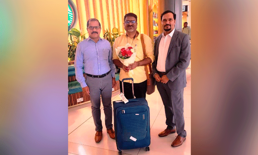 welcoming PN Gopikrishnan welcoming PN Gopikrishnan