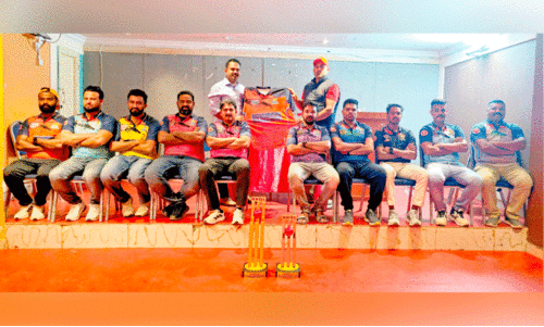 inaugration of jersey distribution of Kuwait kerala league