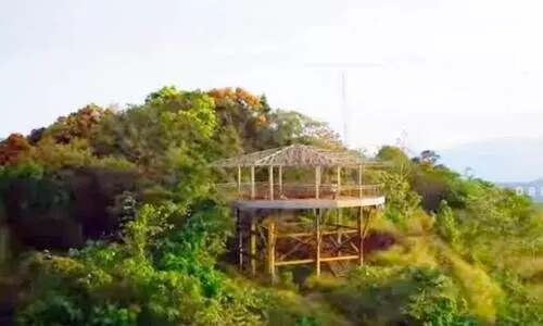 ന​മ്പി​കു​ളം ഇ​ക്കോ ടൂ​റി​സം പ​ദ്ധ​തി​യു​ടെ ഭാ​ഗ​മാ​യി നി​ർ​മി​ച്ച വ്യൂ ​ട​വ​ർ