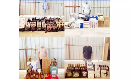 അ​ന​ധി​കൃ​ത വ്യാ​പാ​രം; ഉ​ൽ​പ​ന്നങ്ങ​ൾ പി​ടി​കൂ​ടി