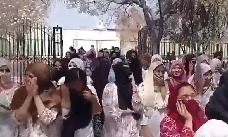 നമസ്കാരം നടത്താൻ അനുവദിക്കുന്നില്ല; പ്രതിഷേധവുമായി ​ഹൈദരാബാദിലെ കോളജ് വിദ്യാർഥിനികൾ