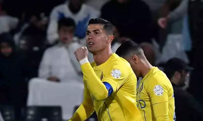 ഗ്യാലറിയിൽ നോക്കി റൊണാൾഡോയുടെ അശ്ലീല ആംഗ്യം; വിജയത്തിന് പിന്നാലെ ചൂടൻ വിവാദം