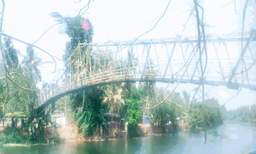 Aravupuzha suspension bridge