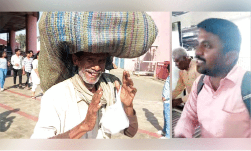 farmer expelled by security