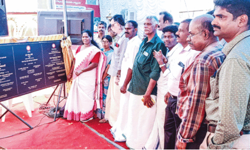 railway overbridge work inaugration
