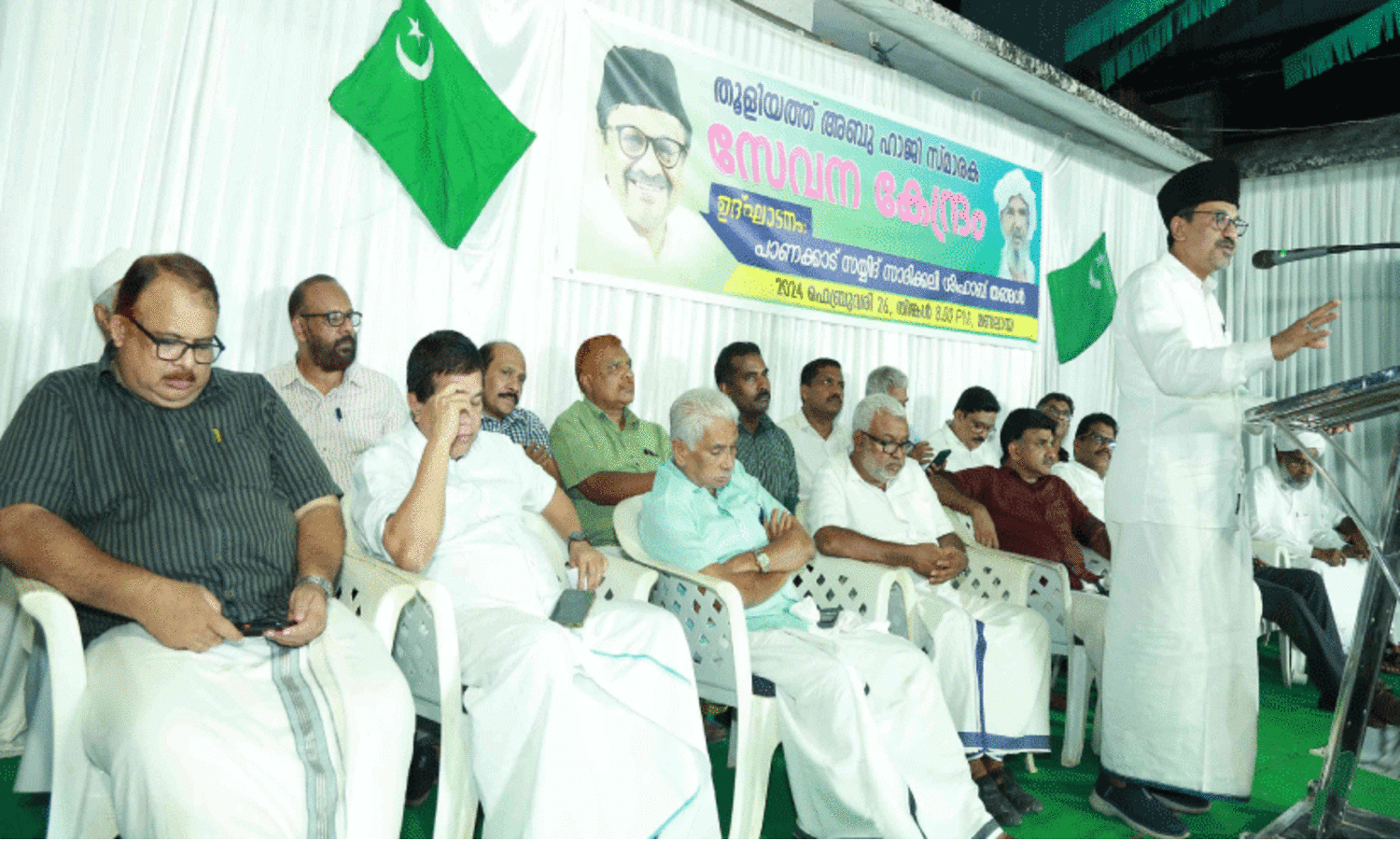 രണ്ടിലും മൂന്നിലുമല്ല, 20 സീറ്റിലും മത്സരിക്കുന്നത് ലീഗ് തന്നെ -സാദിഖലി തങ്ങൾ