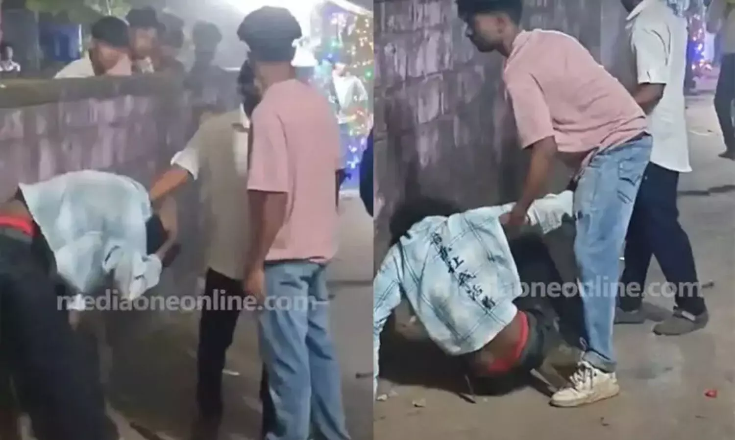 The incident in which a young mans skull was smashed during the festival: three people were arrested