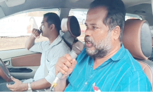 വി.എസ്. സുനിൽ കുമാറിന് അനൗൺസറായി ‘ബാൽസി’