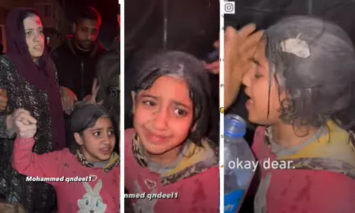 ‘പേടിക്കേണ്ട ഉമ്മാ, ഒരു കുഴപ്പവുമില്ല...’ - വ്യോമാക്രമണത്തിൽ പരിക്കേറ്റ മാതാവിനെ സാന്ത്വനിപ്പിച്ച് കുഞ്ഞുമോൾ