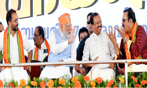 നേട്ടങ്ങളെണ്ണിയും കടന്നാക്രമിച്ചും മോദി; പദയാത്ര സമാപനം പ്രചാരണത്തുടക്കമാക്കി ബി.ജെ.പി നേട്ടങ്ങളെണ്ണിയും കടന്നാക്രമിച്ചും മോദി; പദയാത്ര സമാപനം പ്രചാരണത്തുടക്കമാക്കി ബി.ജെ.പി