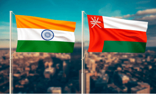 india-oman flag india-oman flag