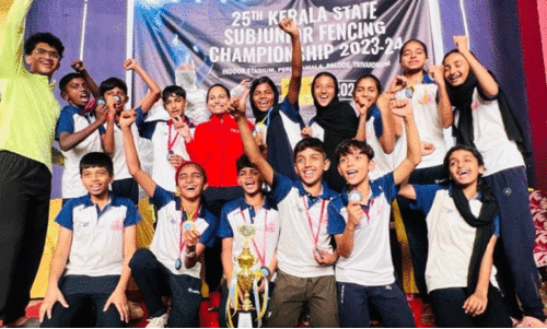 ഫെ​ന്‍സി​ങ്ങി​ല്‍ പു​തി​യ പ്ര​തീ​ക്ഷ​ക​ളു​മാ​യി കാ​സ​ര്‍കോ​ട്ടെ താ​ര​ങ്ങ​ള്‍