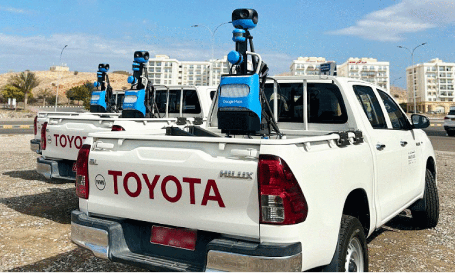 Google street view works started