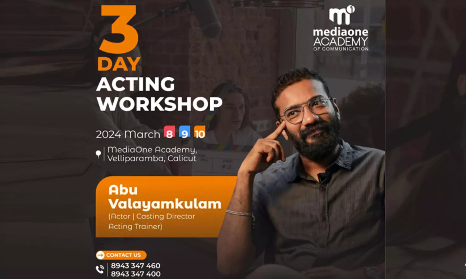 Mediaone Academy Acting Workshop