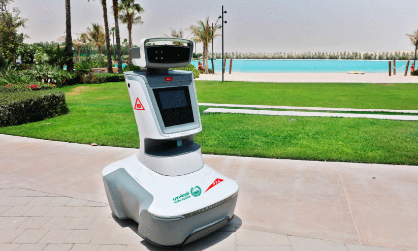 robot used to detect violations by E-scooter and cycle
