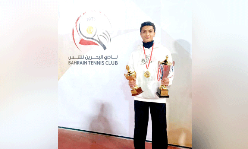 Abdurahman al dasori with trophies