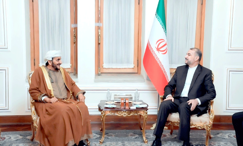 Iran foriegn minister and Oman foriegn ministry secretary meeting