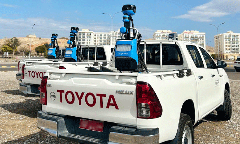 Google street view works started