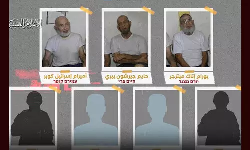 ഏഴ് ബന്ദികളെ കൂടി ഇസ്രാ​യേൽ കൊലപ്പെടുത്തി; പരിചരിച്ച പോരാളികളും ​​കൊല്ല​പ്പെട്ടതായി​ ഹമാസ്