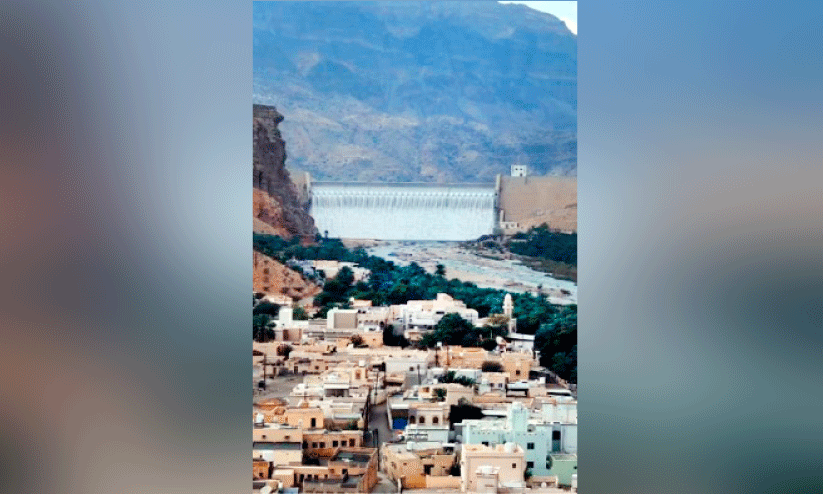Vadi daikha dam overflown in rain Vadi daikha dam overflown in rain