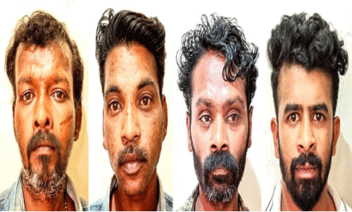 ആളില്ലാത്ത വീട്ടിൽ മോഷണം; നാലുപേർ പിടിയിൽ