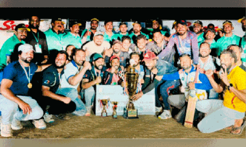 Cricket tournament winners UPC Oman