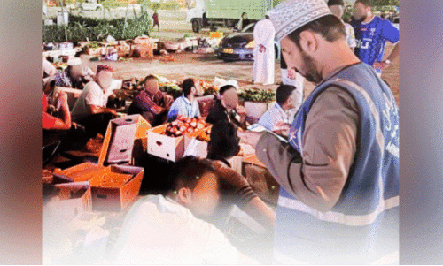 Migrant workers caught in seeb