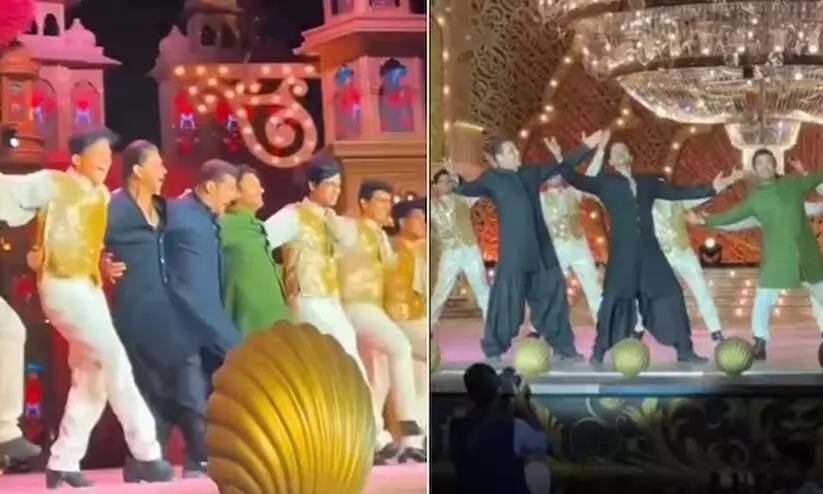 Khan trio performs together at Ambanis Jamnagar event - A night to remember Khan trio performs together at Ambanis Jamnagar event - A night to remember