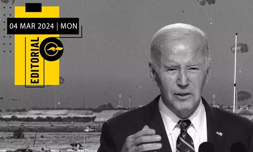 ധാ​ന്യ​ക്ക​ശാ​പ്പും ബൈ​ഡ​ന്റെ പൊ​ടി​ക്കൈ​യും