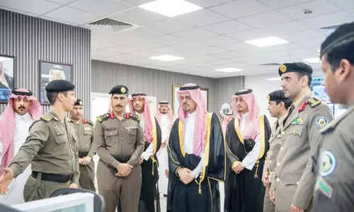 മക്ക-ജിദ്ദ ഹൈവേയിലെ ശുമൈസി ചെക്ക്​ പോയന്റ് ഡെപ്യൂട്ടി ഗവർണർ സന്ദർശിച്ചു