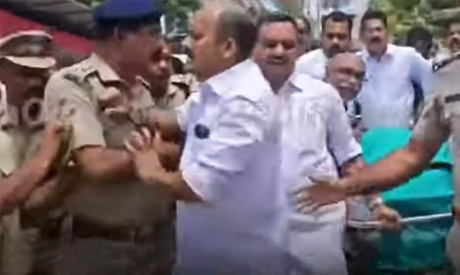 wild elephant attack Protest