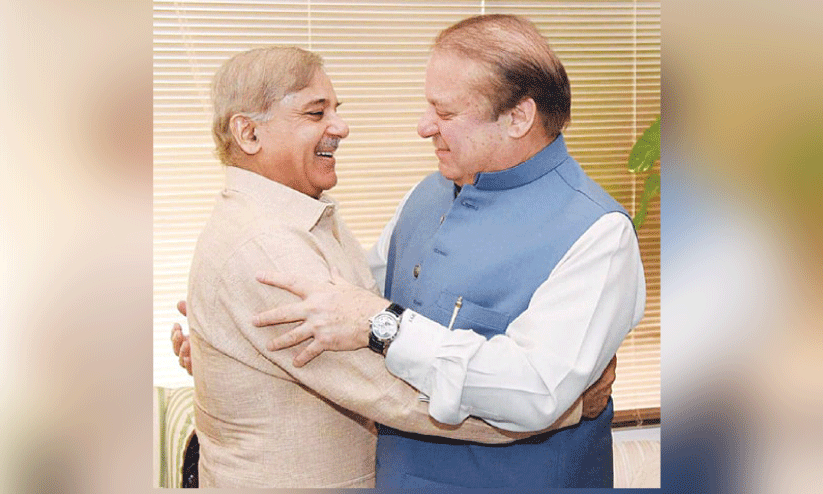 ശഹബാസ് ശരീഫും നവാസ് ശരീഫും