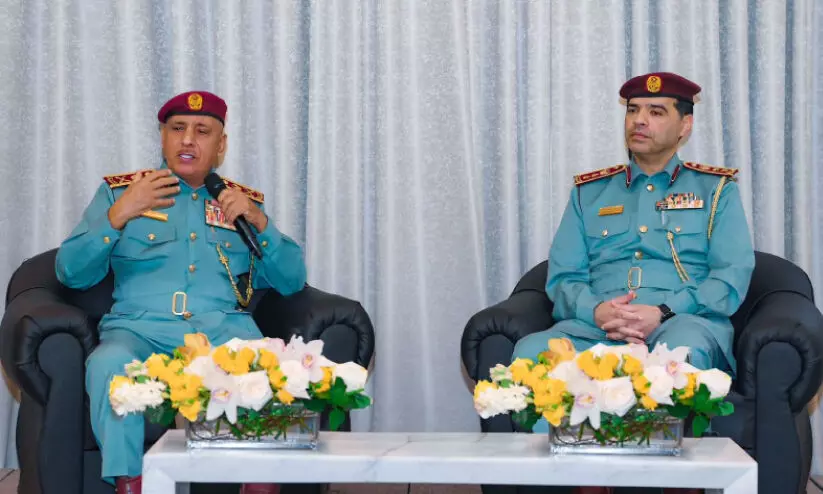 സുരക്ഷ: സംരംഭകരുമായി സംവദിച്ച് റാക് പൊലീസ് സുരക്ഷ: സംരംഭകരുമായി സംവദിച്ച് റാക് പൊലീസ്