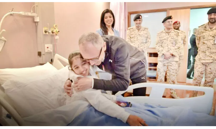 രോ​ഗി​ക​ളാ​യ കു​ട്ടി​ക​ൾ ഫോ​ർ​മു​ല വൺ ഡ്രൈ​വ​ർ​മാ​രു​മാ​യി സം​വ​ദി​ച്ചു