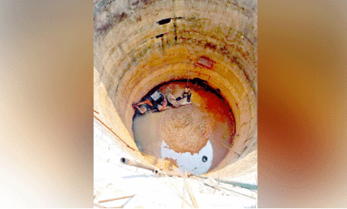 accident during construction of sewage treatment plant