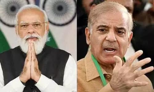 PM Modi, Shehbaz Sharif