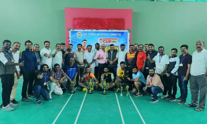 ഒ.​ഐ.​സി.​സി എ​റ​ണാ​കു​ളം ജി​ല്ല ബാ​ഡ്മി​ന്റ​ൺ ടൂ​ർ​ണ​മെ​ന്റ്