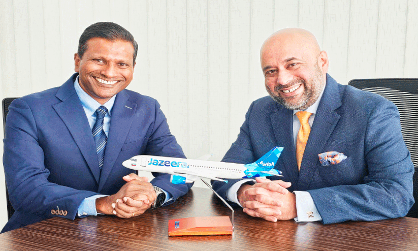Bharathan Pashupathi and rohith Ramachandran(CEO of Jaseera airways)