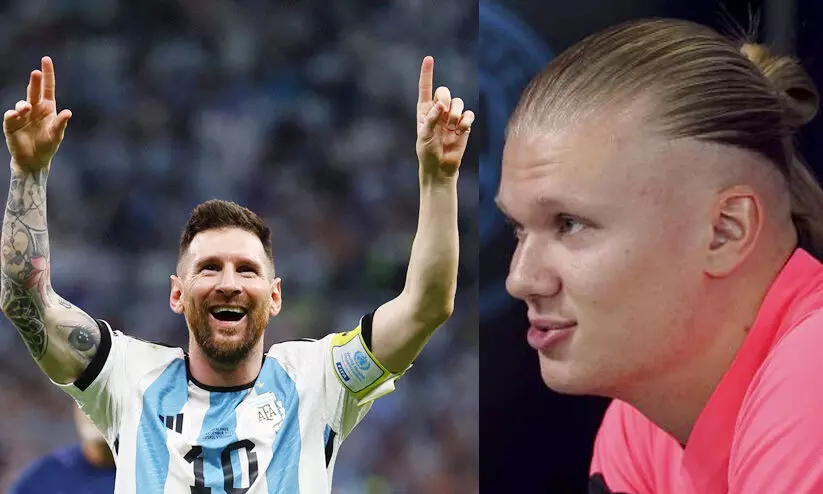 Lionel Messi, Erling Haaland