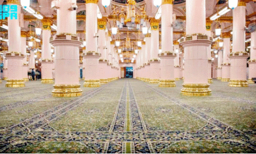 new carpets at masjidunnabavi rauda
