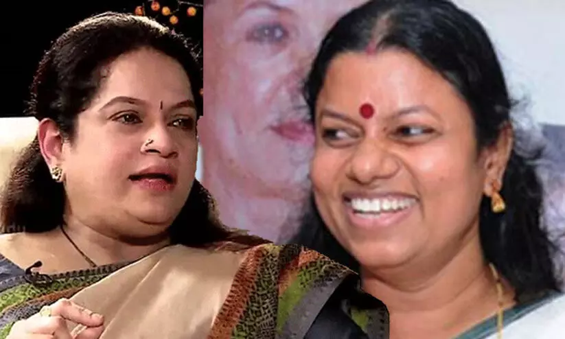 പത്മജയുടെ ഭര്ത്താവിനെ ഇ.ഡി ചോദ്യം ചെയ്തിരുന്നു, ബി.ജെ.പിയിൽ പോകുന്നത് ഇഡിയെ ഭയന്ന് -ബിന്ദു കൃഷ്ണ പത്മജയുടെ ഭര്ത്താവിനെ ഇ.ഡി ചോദ്യം ചെയ്തിരുന്നു, ബി.ജെ.പിയിൽ പോകുന്നത് ഇഡിയെ ഭയന്ന് -ബിന്ദു കൃഷ്ണ