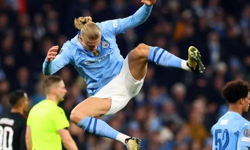 ഗോളടി തുടർന്ന് ഹാലണ്ട്, ഗോളും അസിസ്റ്റുമായി അൽവാരസ്; തകർപ്പൻ ജയത്തോടെ സിറ്റി ചാമ്പ്യൻസ് ലീഗ് ക്വാർട്ടറിൽ ഗോളടി തുടർന്ന് ഹാലണ്ട്, ഗോളും അസിസ്റ്റുമായി അൽവാരസ്; തകർപ്പൻ ജയത്തോടെ സിറ്റി ചാമ്പ്യൻസ് ലീഗ് ക്വാർട്ടറിൽ