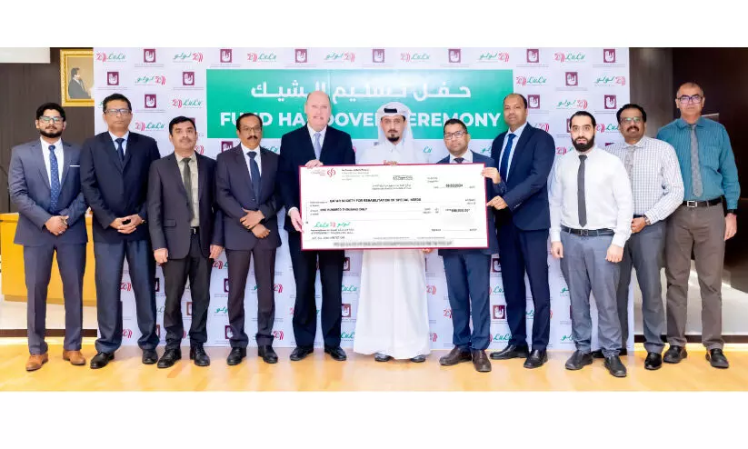 ഭിന്നശേഷിക്കാരുടെ പുനരധിവാസത്തിന് ലുലുവിന്റെ കൈത്താങ്ങ് ഭിന്നശേഷിക്കാരുടെ പുനരധിവാസത്തിന് ലുലുവിന്റെ കൈത്താങ്ങ്