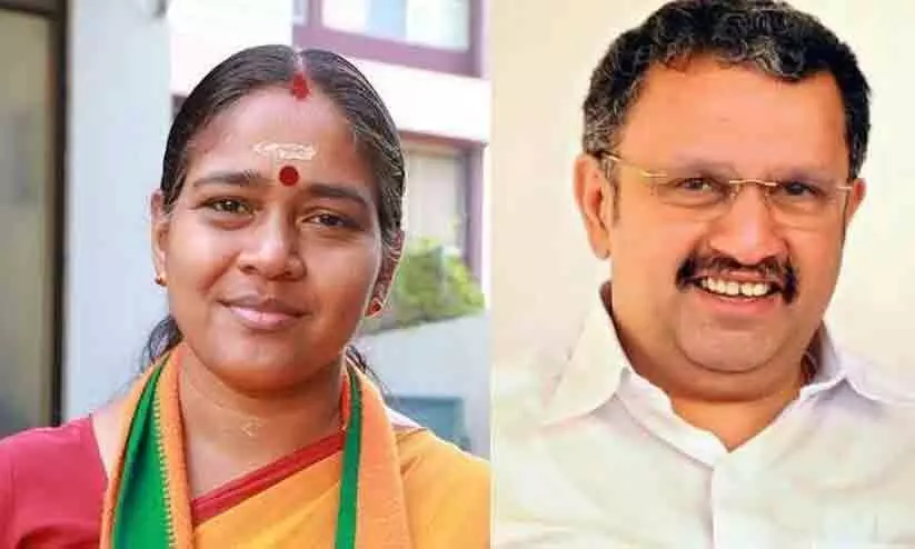 Sobha Surendran, K Muraleedharan